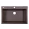Nantucket Sinks 33-inch Dual-mount Granite Composite Sink in Brown PR3322-DM-BR - alternate 5